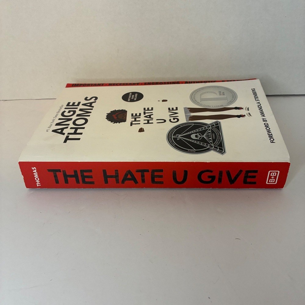 The Hate U Give Book Angie Thomas YA Kidcore Fiction Paperback Anti-Racism Guide - Picture 4 of 10